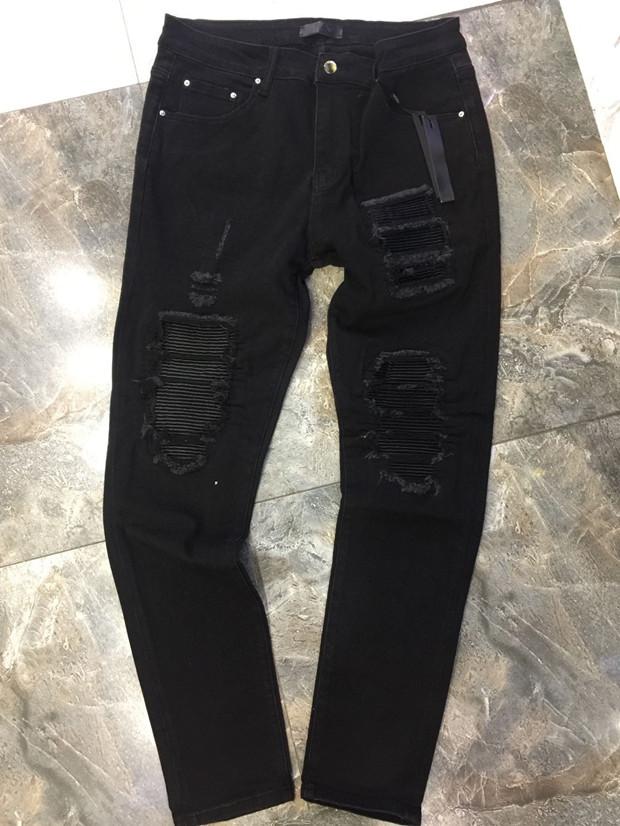 Designer Mens Jeans Dark Black Slim-leg Jeans Fashion Mens Motorcycle Biker Hip Hop Pants Top Quality Size 28-40
Designer Mens Jeans Dark Black Slim-leg Jeans Fashion Mens Motorcycle Biker Hip Hop Pants Top Quality Size 28-40