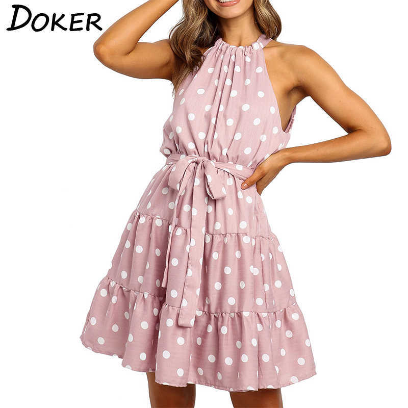 Summer Polka Dot Print Sleeveles Mini Dress Casual Loose Streetwear Holiday Sexy Elegant Female Dresses 210604, Mixed color
Summer Polka Dot Print Sleeveles Mini Dress Casual Loose Streetwear Holiday Sexy Elegant Female Dresses 210604, Mixed color
