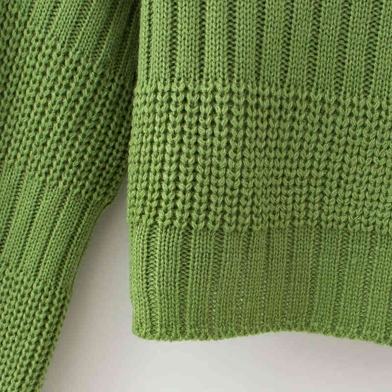 Casual Woman Green Off Shoulder Short Sweater Fashion Ladie Autumn Soft Long Sleeve Tops Female Chic Knitted Sweaters 210515