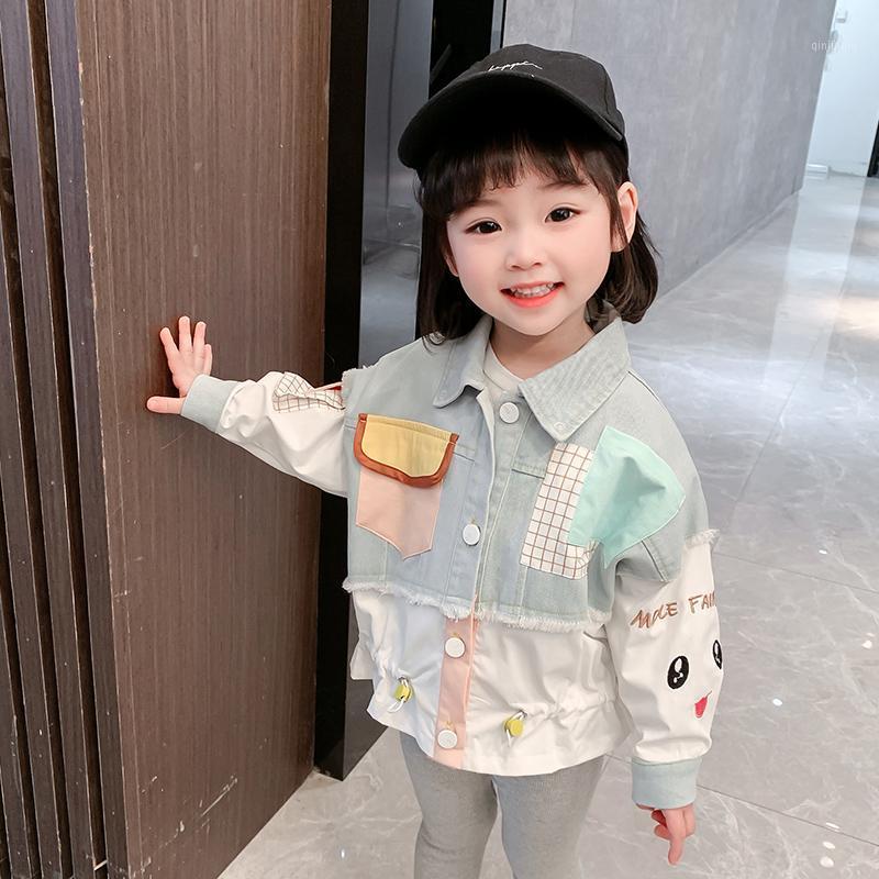 Jackets Cartoon Pattern Girls Denim Coat Long Sleeve Spring And Autumn Children's Clothing For 0-7 Years Baby Kids Casual, Blue;gray
Jackets Cartoon Pattern Girls Denim Coat Long Sleeve Spring And Autumn Children's Clothing For 0-7 Years Baby Kids Casual, Blue;gray