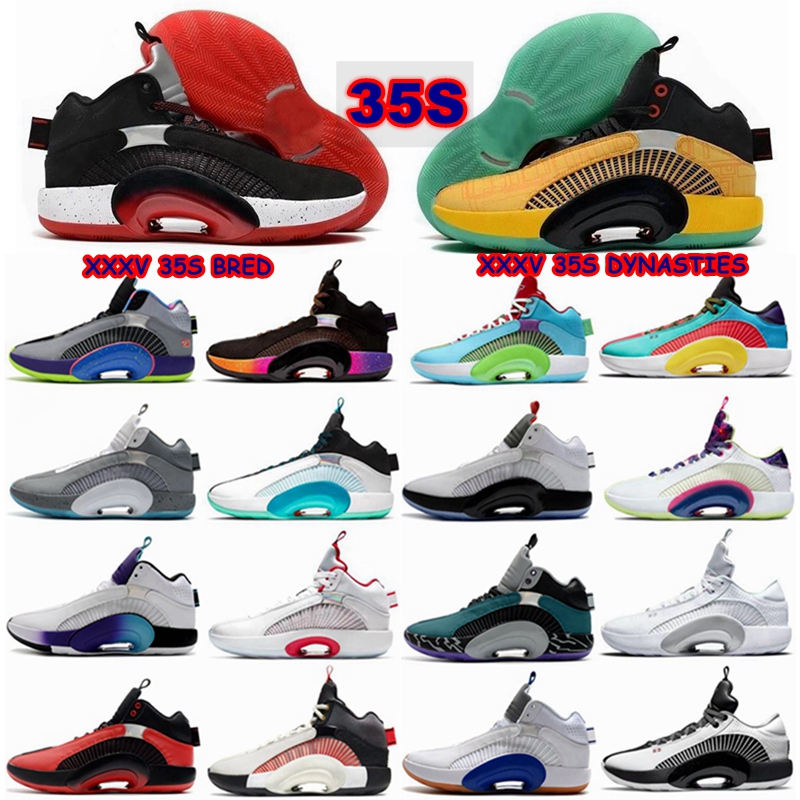 Newest Low High 35S Bred Basketball Shoes XXXV 35 Dynasties Sneakers Bayou Boys Paris Jayson Tatum Women in Power PE Sports Cosmic Deception Luka Doncic PE Trainers, Customize
Newest Low High 35S Bred Basketball Shoes XXXV 35 Dynasties Sneakers Bayou Boys Paris Jayson Tatum Women in Power PE Sports Cosmic Deception Luka Doncic PE Trainers, Customize