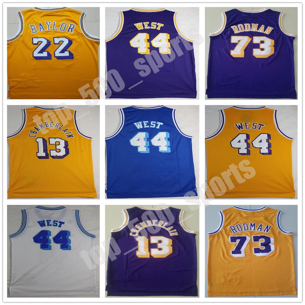 Men Vintage Basketball Wilt Chamberlain Jersey 13 Dennis Rodman 73 Jerry West 44 Elgin Baylor 22 Stitched, Colour 11
Men Vintage Basketball Wilt Chamberlain Jersey 13 Dennis Rodman 73 Jerry West 44 Elgin Baylor 22 Stitched, Colour 11