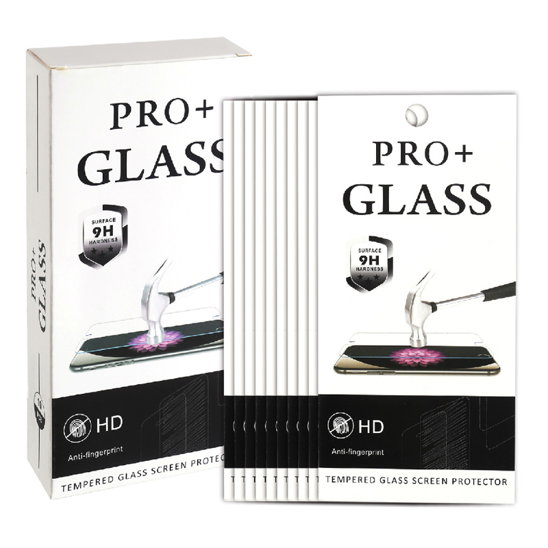 Empty Tempered Glass Screen Protector Retail Package Box Only For 4.0 - 6.0 inchiPhone 12 11 X XS 8 7 6 6S Plus Samsung Huawei XiaoMi RedMi MOTO LG