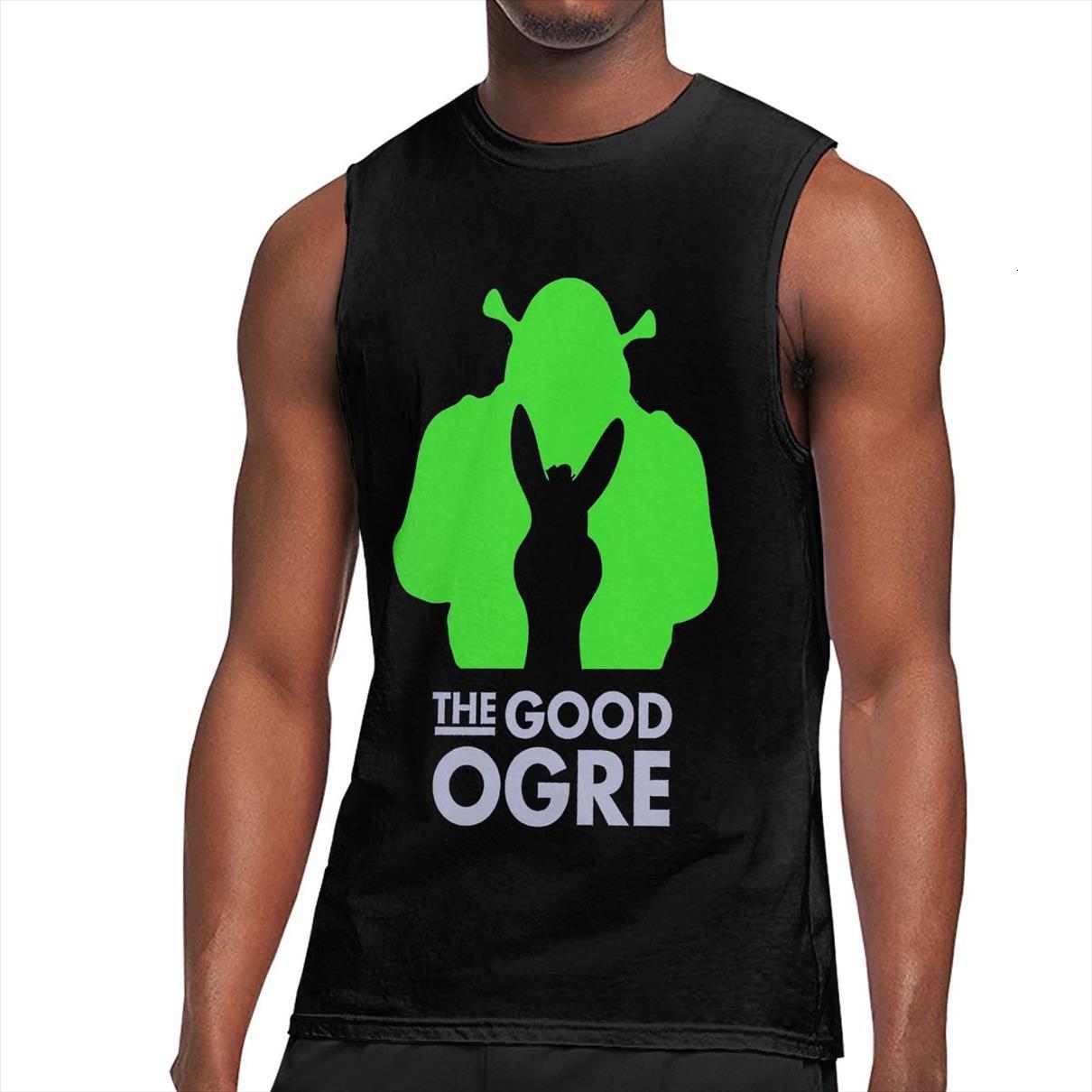 shrek comedy film the good ogre tank men fitness clothing bodybuilding summer gym male sleeveless shirts plus size vest, White;black
shrek comedy film the good ogre tank men fitness clothing bodybuilding summer gym male sleeveless shirts plus size vest, White;black