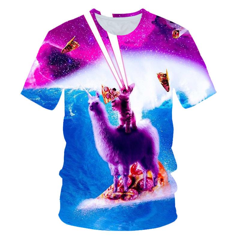 Men's T-Shirts Fun 3 Print Short Sleeve Shirt Summer Galaxy Space 3D T-shirt Cute Kitty Eating Tacola Pizza Casual Kids Top, White;black
Men's T-Shirts Fun 3 Print Short Sleeve Shirt Summer Galaxy Space 3D T-shirt Cute Kitty Eating Tacola Pizza Casual Kids Top, White;black