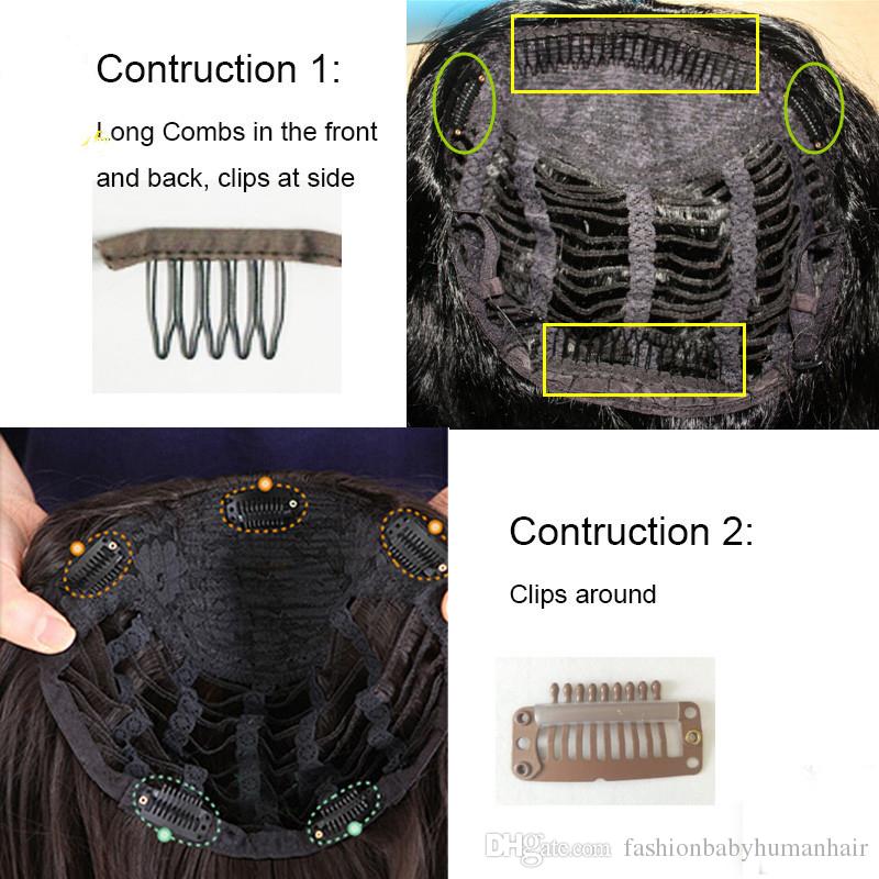 Curly Hair Women Ladies 3/4 Half Wig Premium virgin 613 blonde Wigs with Secured Mesh Head Cap