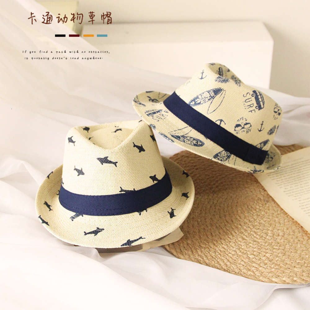 Spring and summer children's straw hat Korean sun protection men's women's jazz breathable British top sunshade, Yellow
Spring and summer children's straw hat Korean sun protection men's women's jazz breathable British top sunshade, Yellow