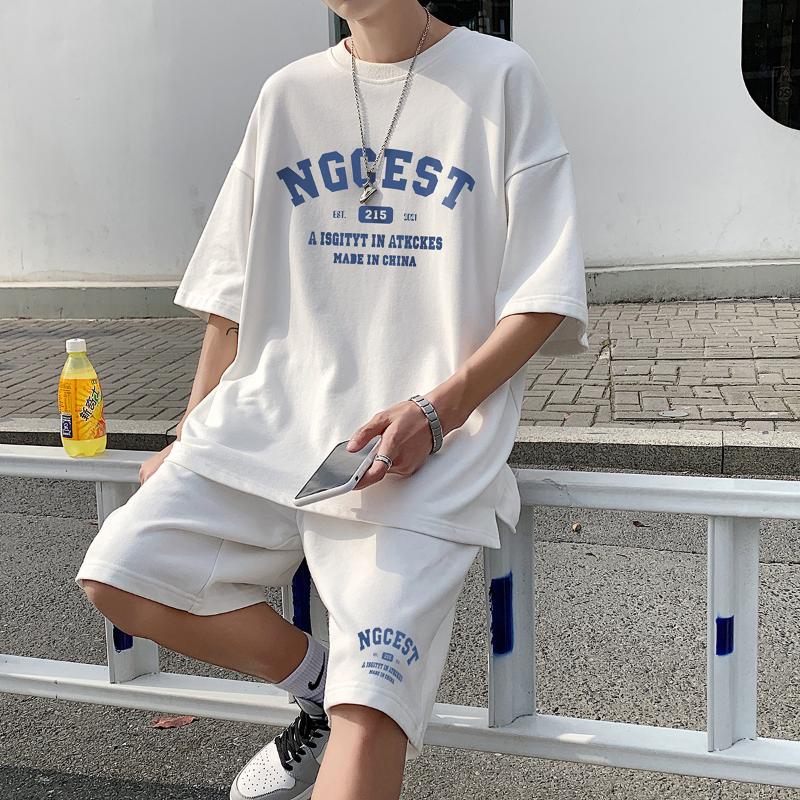Men's Tracksuits 2022 Summer Japanese Tide Brand Men's Short-Sleeved Shorts Two-Piece Student Casual Sports Suit Male Mens Clothes -3X, Beige
Men's Tracksuits 2022 Summer Japanese Tide Brand Men's Short-Sleeved Shorts Two-Piece Student Casual Sports Suit Male Mens Clothes -3X, Beige