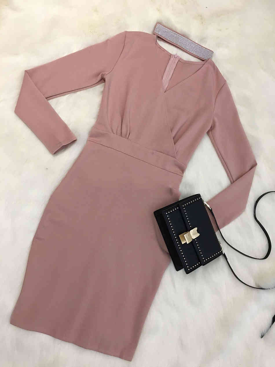 Free Women Midi Dress Sexy V-neck Flash Diamond Long Sleeve Bodycon Celebrity Club Party Vestidos 210524