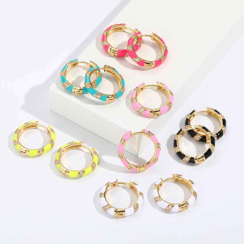 Dangle & Chandelier Colorful Enamel Hoop Earrings For Women Pierced Gold Copper Zircon Statement Boho Bohemian, Silver
Dangle & Chandelier Colorful Enamel Hoop Earrings For Women Pierced Gold Copper Zircon Statement Boho Bohemian, Silver
