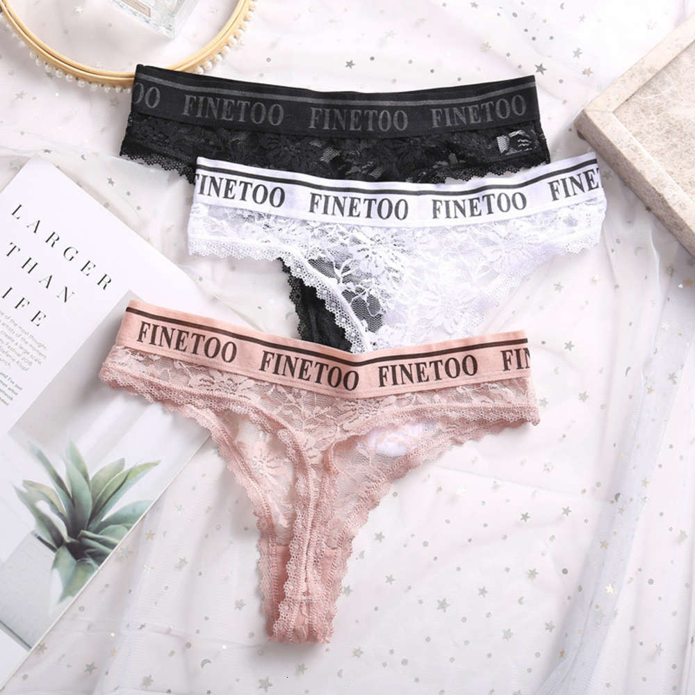 Individually packaged t-pants fineto lace girls' cotton sexy women's underwear, Black;pink
Individually packaged t-pants fineto lace girls' cotton sexy women's underwear, Black;pink