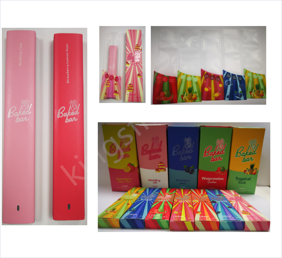 Baked Bar Disposable Vape Pen E-cigarettes Empty Cartridge Vapes 7 strains Ecigs USB Rechargeable Vapor Bar Airflow Portable with Gift Box
Baked Bar Disposable Vape Pen E-cigarettes Empty Cartridge Vapes 7 strains Ecigs USB Rechargeable Vapor Bar Airflow Portable with Gift Box