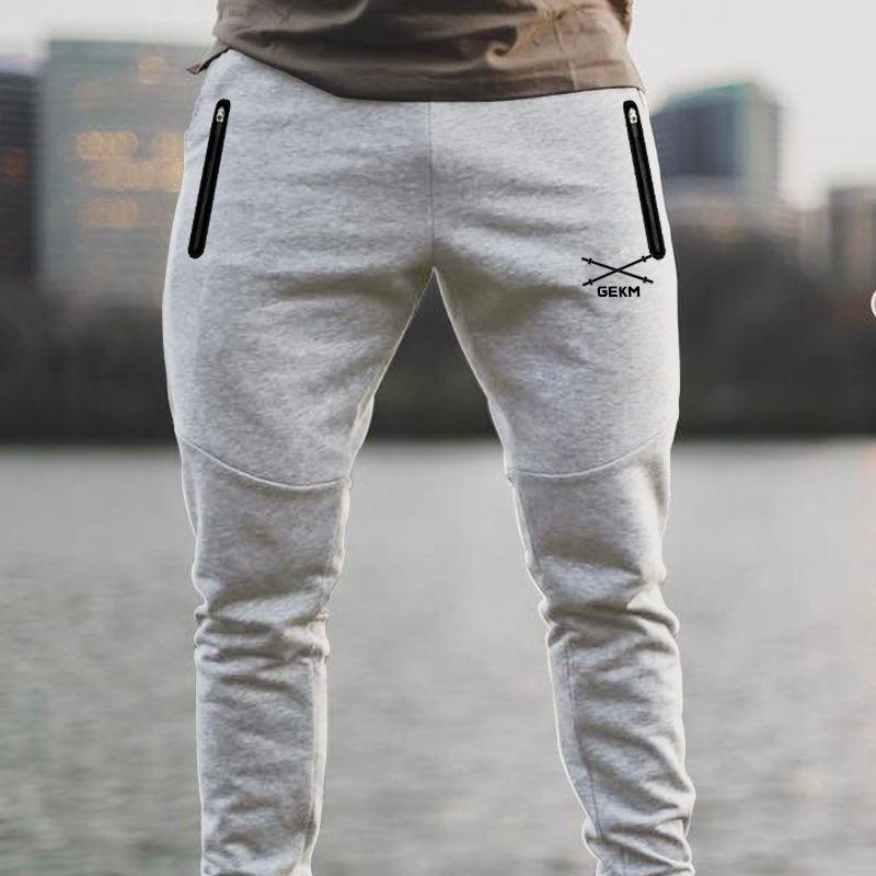 Joggers Pants Men Running Jogging Sweatpants Bodybuilding Training Cotton Sport Gym Fitness Trousers Sportswear Men's