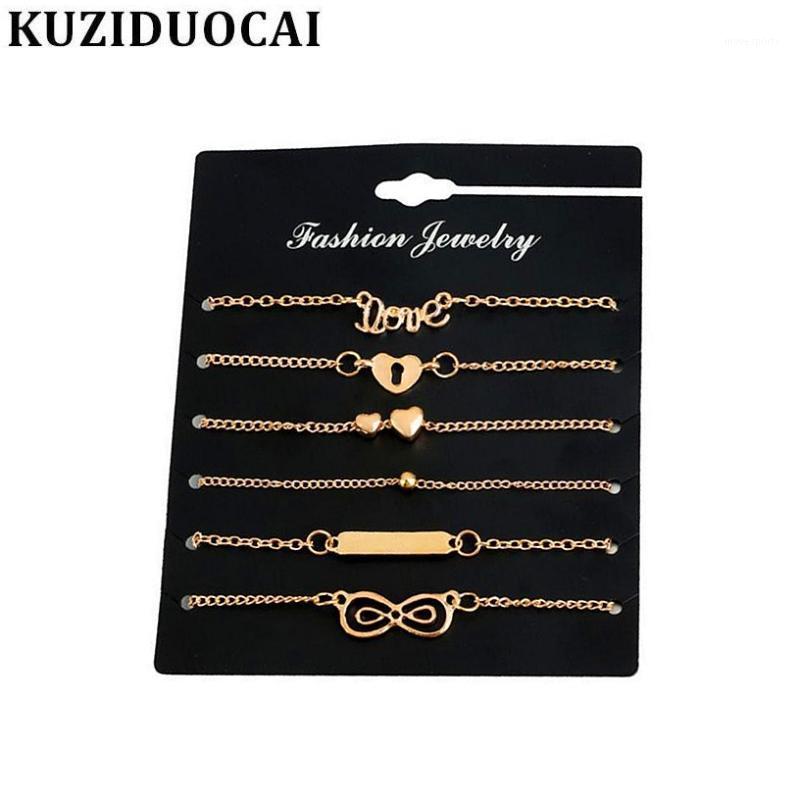 Charm Bracelets Kuziduocai ! Fashion Fine Jewelry 6pc/Set Copper Alloy Heart Unlimited Beaded & Bangles Women Girls Gift B-171
Charm Bracelets Kuziduocai ! Fashion Fine Jewelry 6pc/Set Copper Alloy Heart Unlimited Beaded & Bangles Women Girls Gift B-171