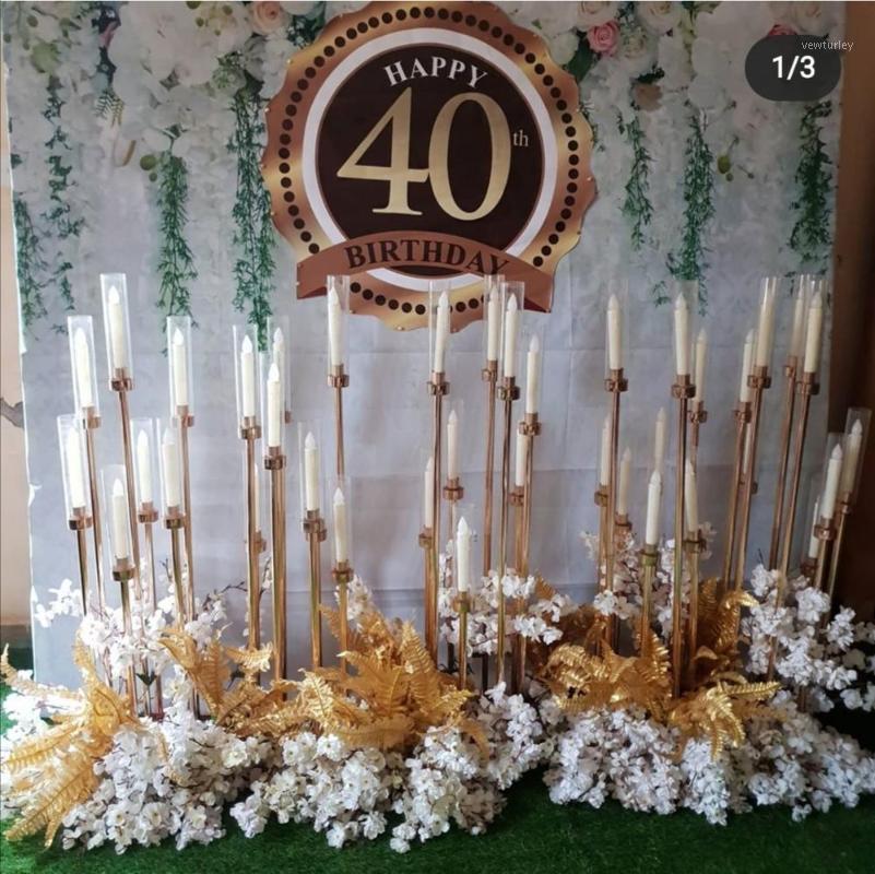 Party Decoration 6pcs/lot 8 Heads Metal Candelabra Gold Candle Holder Acrylic Wedding Table Centerpiece Holders Candelabrum
Party Decoration 6pcs/lot 8 Heads Metal Candelabra Gold Candle Holder Acrylic Wedding Table Centerpiece Holders Candelabrum