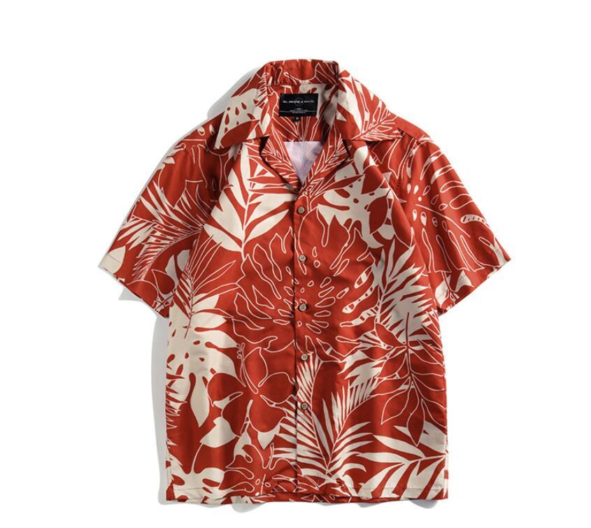 Men's Summer Hawaiian Shirt Casual Printing Hong Kong Style Loose Short Sleeve Shirts, W1 
Men's Summer Hawaiian Shirt Casual Printing Hong Kong Style Loose Short Sleeve Shirts, W1