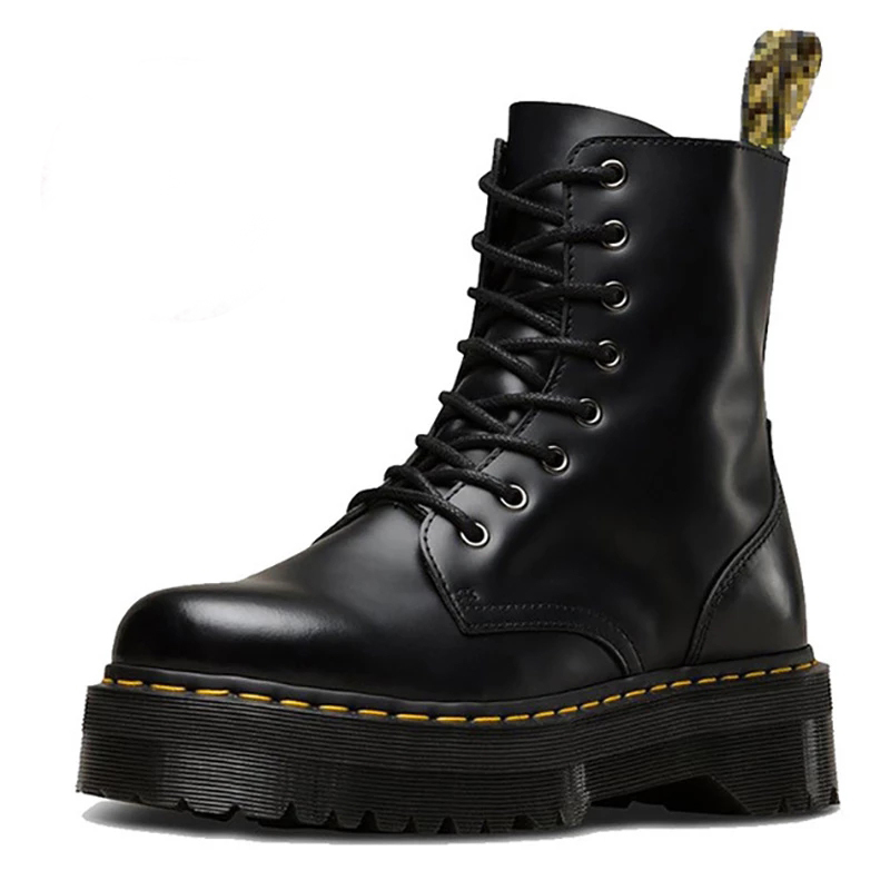 High Quality Platform Martens Jadon Boots Women Shoes Genuine Leather Zipper Chunky Couples Ankle Plus Size 44, Black
High Quality Platform Martens Jadon Boots Women Shoes Genuine Leather Zipper Chunky Couples Ankle Plus Size 44, Black