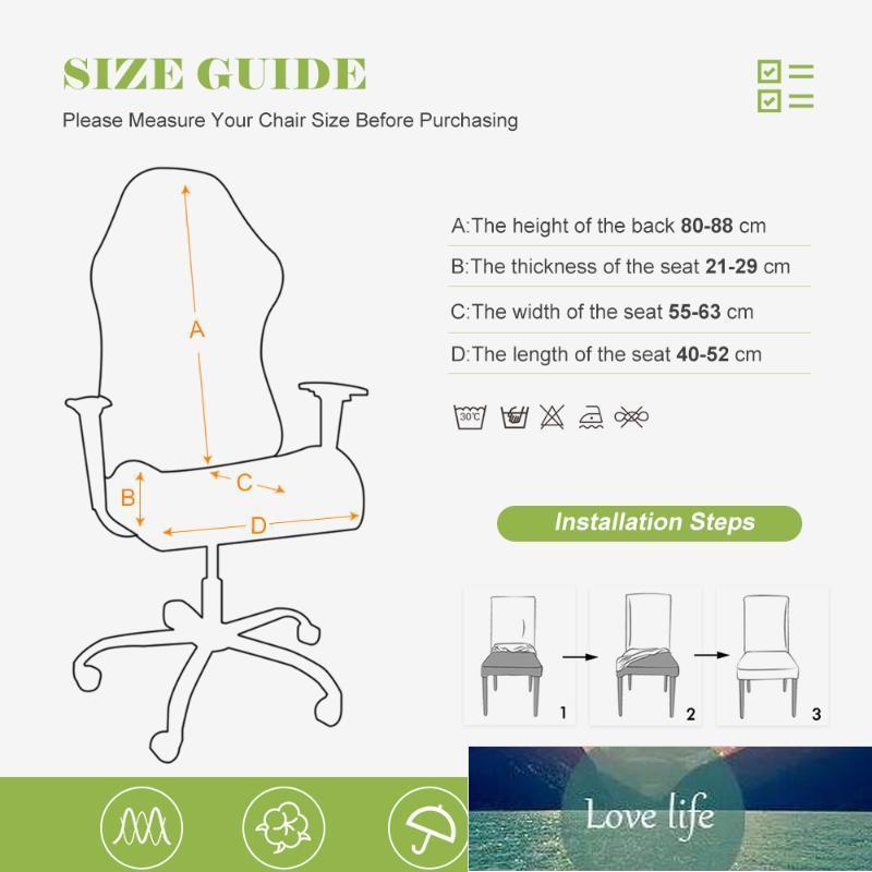 Elastic Stretch Home Club Gaming Chair Cover Office Computer Armchair Thicken Slipcovers Dustproof Protectors Housse De Chaise Co2539217