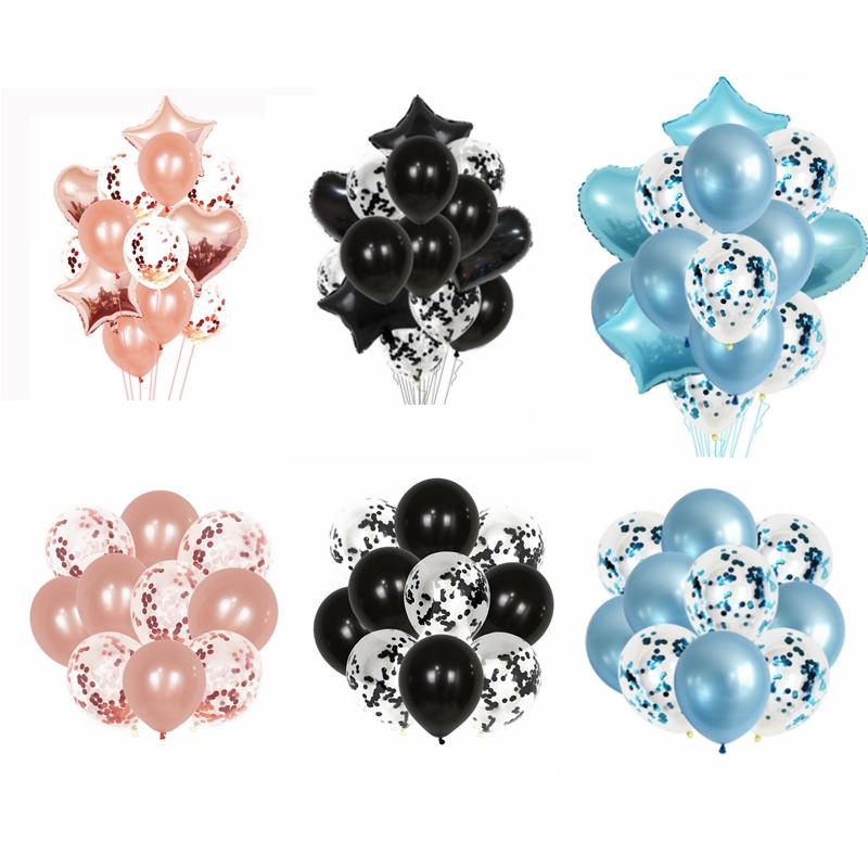 Party Decoration 10/14pcs Confetti Balloons Set Birthday Decorations Wedding Ballon Heart-Star Globos For Adult Baby Shower Kids
Party Decoration 10/14pcs Confetti Balloons Set Birthday Decorations Wedding Ballon Heart-Star Globos For Adult Baby Shower Kids