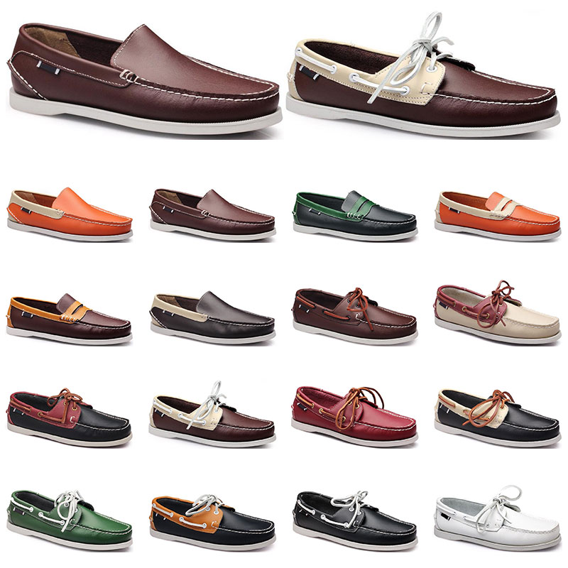 Womens sneakers Sailing shoe mens casual leather shoes black white red green orange brown outdoor trainers size 38-45 twenty seven, 14
Womens sneakers Sailing shoe mens casual leather shoes black white red green orange brown outdoor trainers size 38-45 twenty seven, 14