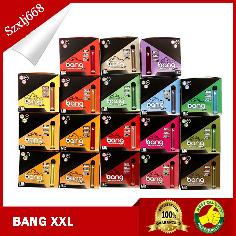 12Pcs/Box BANG XXL Disposable Vape Pen 2000 Puff Pre-filled 6ml Cartridges Pods 800mAh Battery Vaporizer Kit XXtra Max Device New Packaging, Red;yellow
12Pcs/Box BANG XXL Disposable Vape Pen 2000 Puff Pre-filled 6ml Cartridges Pods 800mAh Battery Vaporizer Kit XXtra Max Device New Packaging, Red;yellow