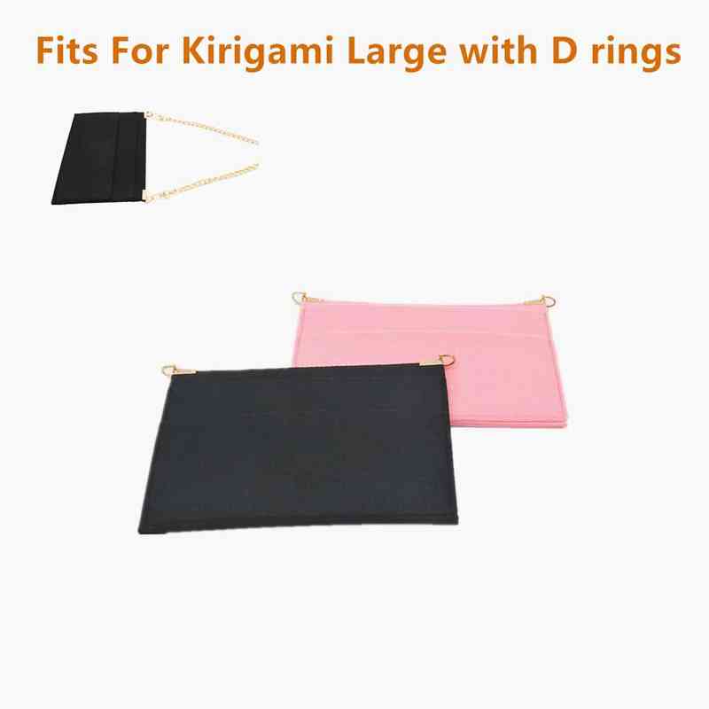 Kirigami pochette Insert with D Rings luxury bag Kirigami Organizer with Chain Crossbody Women Handbag Message Bag 211206, Gold
Kirigami pochette Insert with D Rings luxury bag Kirigami Organizer with Chain Crossbody Women Handbag Message Bag 211206, Gold