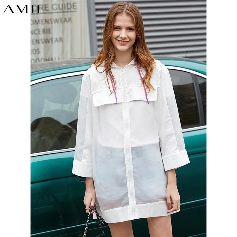 Minimalism Spring Summer Fashion Coat For Women Streetwear Hooded Thin Loose Women's Shirt Causal Tops 11940113 210527, Beige
Minimalism Spring Summer Fashion Coat For Women Streetwear Hooded Thin Loose Women's Shirt Causal Tops 11940113 210527, Beige