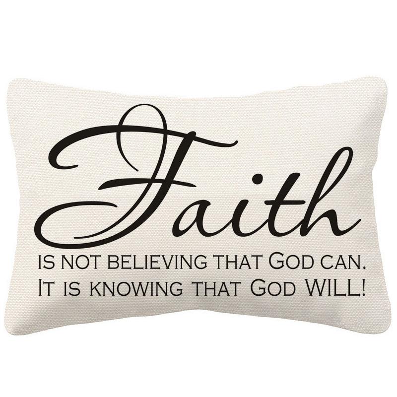 Cushion/Decorative Pillow Faith This Is US Cushion Covers Our Life Story Home Beige Linen Case Letter 30X50cm Sofa Decoration
Cushion/Decorative Pillow Faith This Is US Cushion Covers Our Life Story Home Beige Linen Case Letter 30X50cm Sofa Decoration