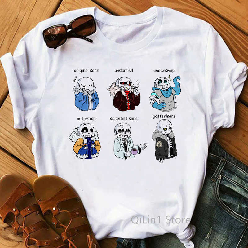 New Game Undertale T Shirt Sans And Papyrus Print Horror Halloween Shirt Women Friends Tshirt White Casual 00s Geek Tops Tees H0910, 60000
New Game Undertale T Shirt Sans And Papyrus Print Horror Halloween Shirt Women Friends Tshirt White Casual 00s Geek Tops Tees H0910, 60000