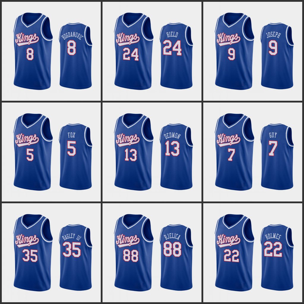 SacramentoKingsMen De'Aaron Fox Bogdan Bogdanovic Marvin Bagley III Richaun Holmes Buddy Hield Custom Blue Classic Jersey
SacramentoKingsMen De'Aaron Fox Bogdan Bogdanovic Marvin Bagley III Richaun Holmes Buddy Hield Custom Blue Classic Jersey