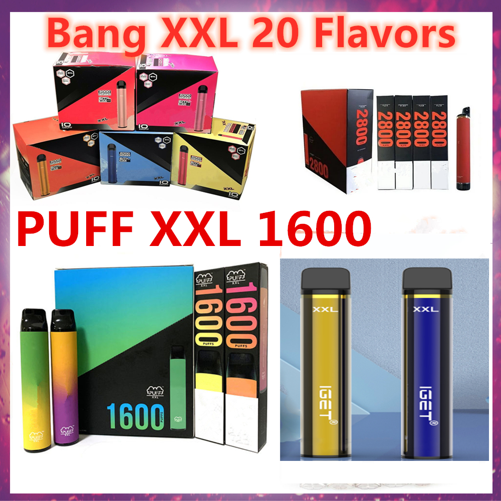 Disposable E-cigarettes bang&PUFF 48 color Device 1600+bang Bar Plus Xtra E Cigarette Vape Pen 6.5ml Pre-Filled Authentic Iget XXL 2800puff GunnPod
Disposable E-cigarettes bang&PUFF 48 color Device 1600+bang Bar Plus Xtra E Cigarette Vape Pen 6.5ml Pre-Filled Authentic Iget XXL 2800puff GunnPod