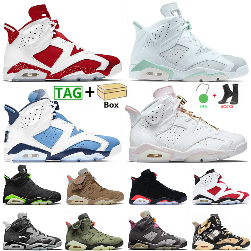 2021 Fashion Mens Women Red Oreo 6s Basketball Shoes Jumpman 6 Travis UNC Tiffany Blue Carmine Black Infrared Bordeaux Trainers Sneakers With Box, A43 bordeaux 40-47
2021 Fashion Mens Women Red Oreo 6s Basketball Shoes Jumpman 6 Travis UNC Tiffany Blue Carmine Black Infrared Bordeaux Trainers Sneakers With Box, A43 bordeaux 40-47