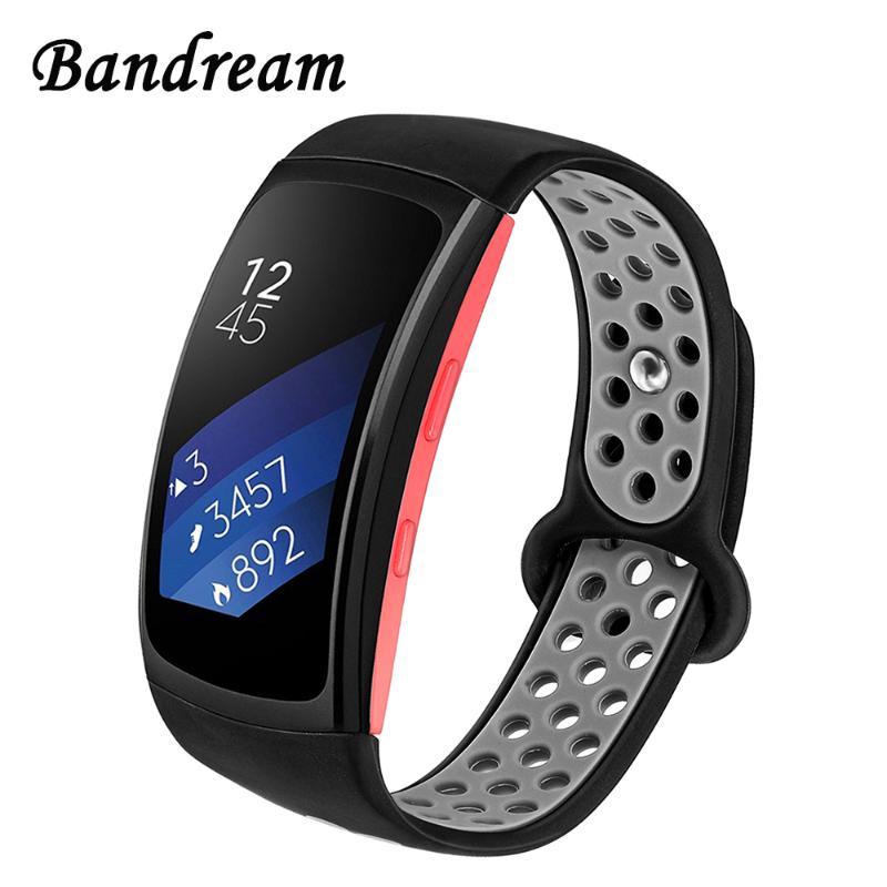 Watch Bands Upgraded Silicone Rubber Watchband Double Color For Samsung Gear Fit 2 R360 / Fit2 Pro R365 Smart Band Steel Clasp Strap
Watch Bands Upgraded Silicone Rubber Watchband Double Color For Samsung Gear Fit 2 R360 / Fit2 Pro R365 Smart Band Steel Clasp Strap