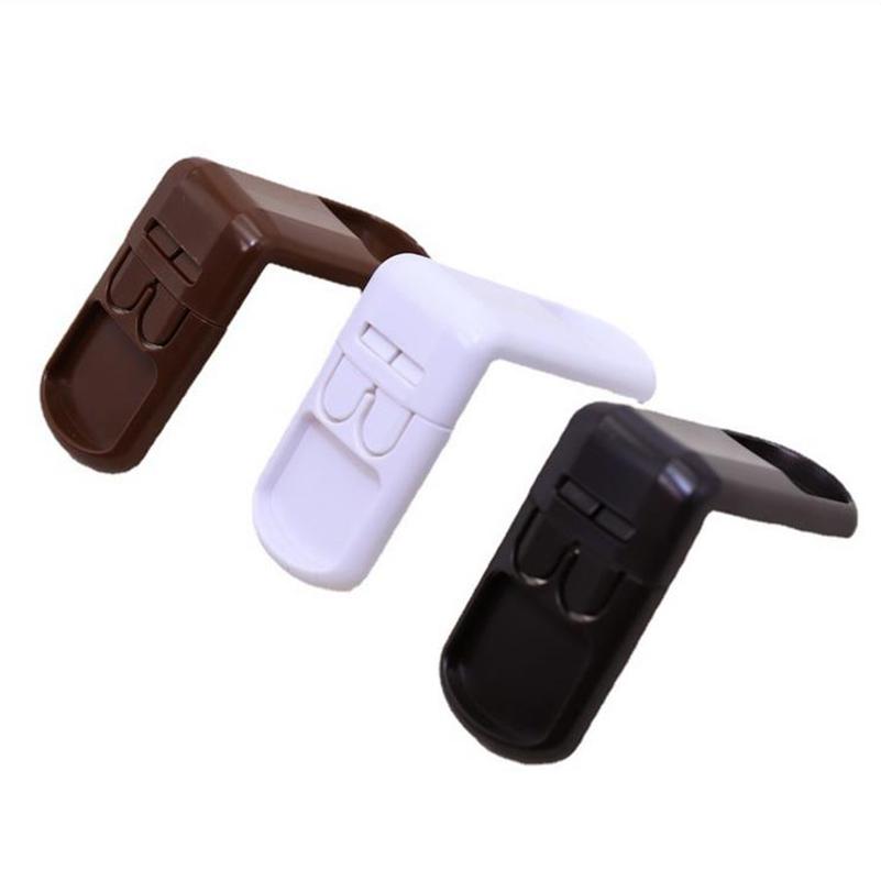 Old Cobbler Child safety lock ABS Multifunctional Wardrobe refrigerator door 90 degrees baby protection supplies Double snap three