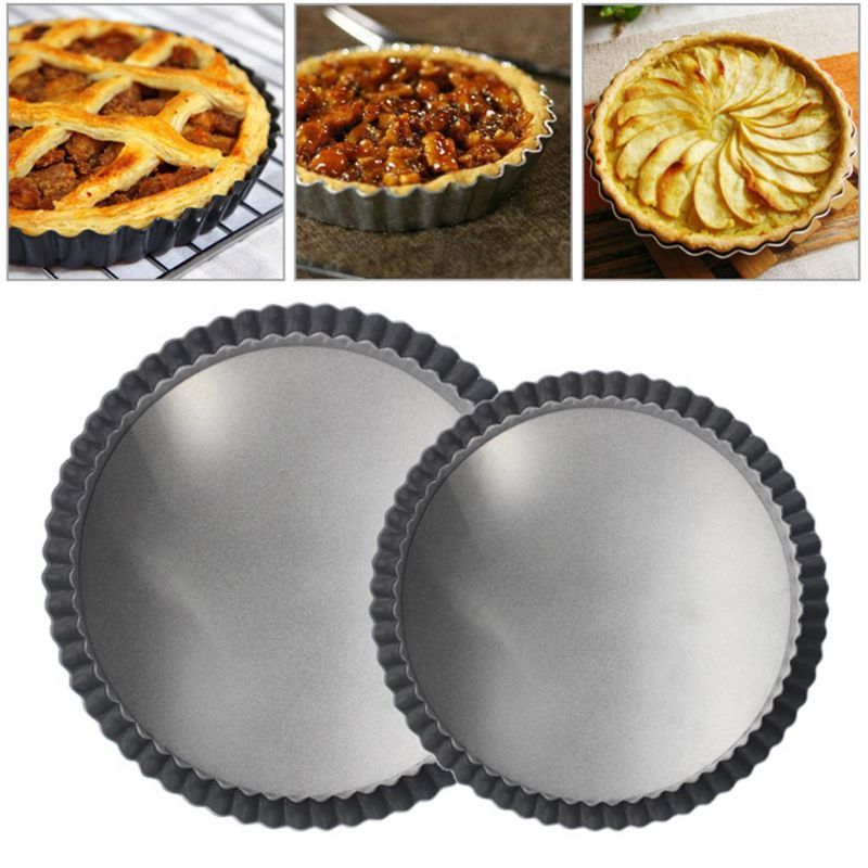 4/6/8 Inch Non Stick Pie Pizza Cake Pan Pie Removable Bodem Bake