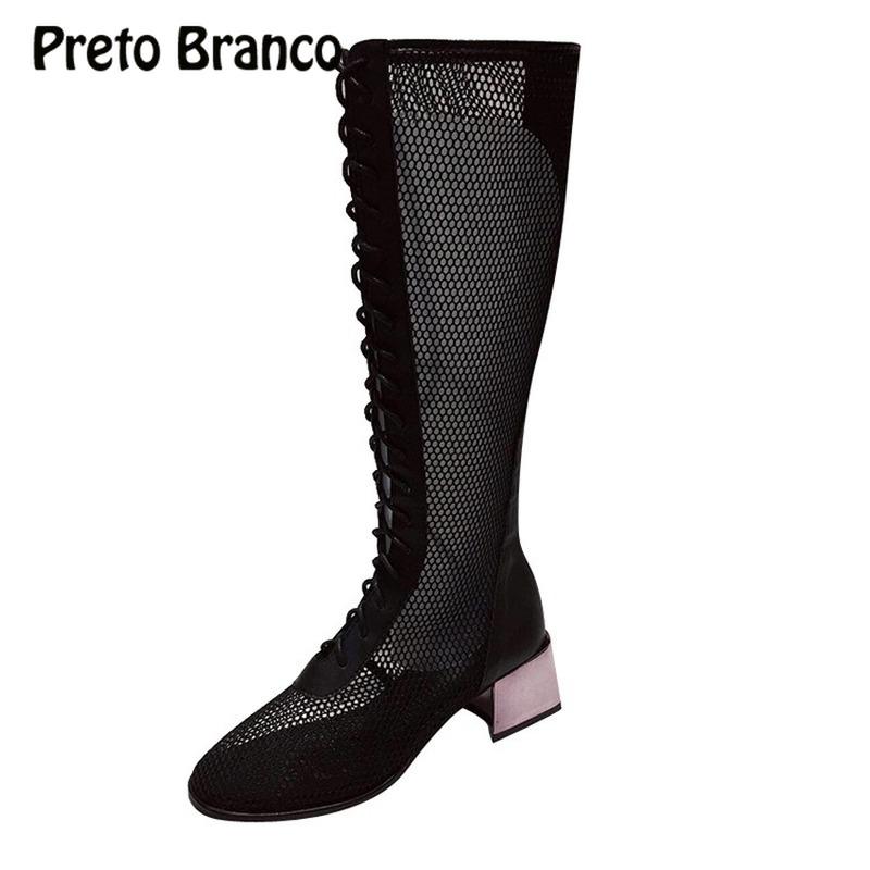 Boots PRETO BRANCO Women's Knee High Boot Black White Autumn For Women Lady Sandals Chunky Heel Thigh Cutout -706-8
Boots PRETO BRANCO Women's Knee High Boot Black White Autumn For Women Lady Sandals Chunky Heel Thigh Cutout -706-8