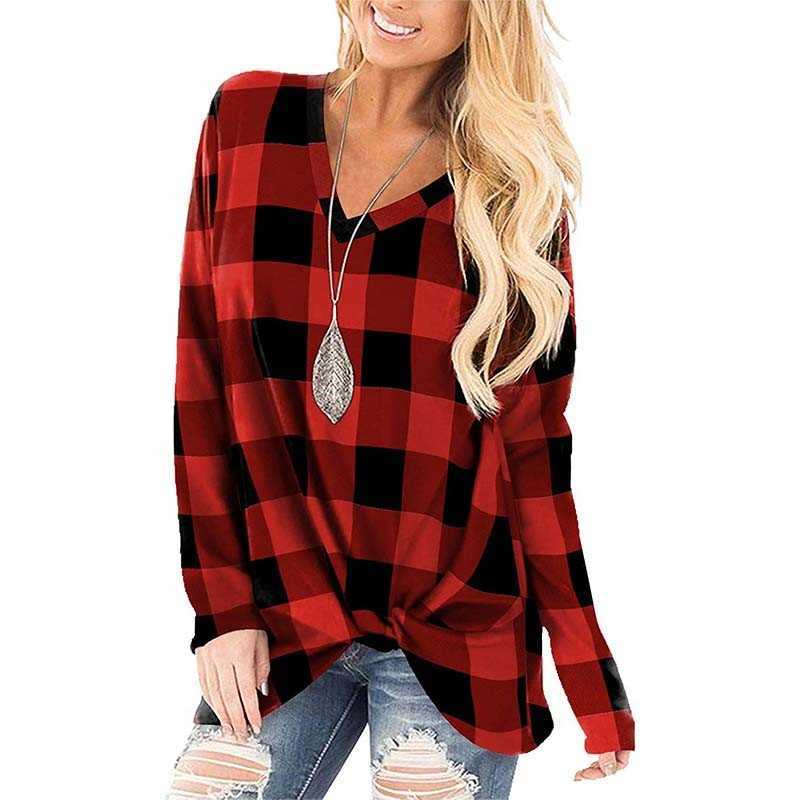 Striped T Shirt Women Clothes Summer Fashion V Neck Long Sleeve Plus Size Tshirt Tops Casual Loose Tee Shirt Femme Ropa Mujer 210608, Plaid
Striped T Shirt Women Clothes Summer Fashion V Neck Long Sleeve Plus Size Tshirt Tops Casual Loose Tee Shirt Femme Ropa Mujer 210608, Plaid