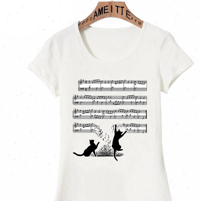 women funny vintage cats and music sheet premium scoop t shirt fashion short sleeve cute girl casual female summer, White
women funny vintage cats and music sheet premium scoop t shirt fashion short sleeve cute girl casual female summer, White