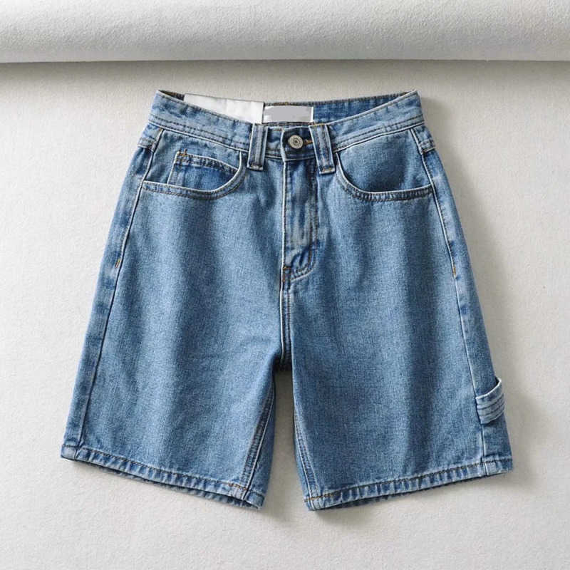 High Waist Pocket slim Cyclist Denim Bermuda Shorts Women Summer Vintage Fashion Casual Overalls Denim Shorts Jeans female 210611, Light blue
High Waist Pocket slim Cyclist Denim Bermuda Shorts Women Summer Vintage Fashion Casual Overalls Denim Shorts Jeans female 210611, Light blue