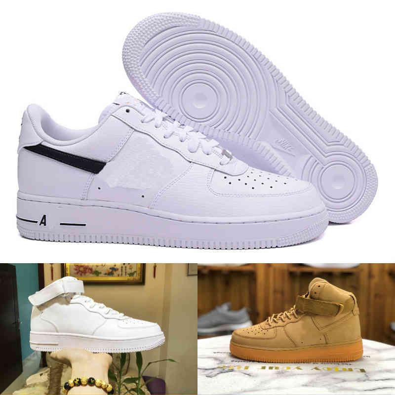 Wholesale 2021 New Designers Outdoor FORCES Men Low Skateboard Shoes Cheap One Unisex 1 Knit Euro Airs High Women All White Black Sports Shoes H15, F501
Wholesale 2021 New Designers Outdoor FORCES Men Low Skateboard Shoes Cheap One Unisex 1 Knit Euro Airs High Women All White Black Sports Shoes H15, F501