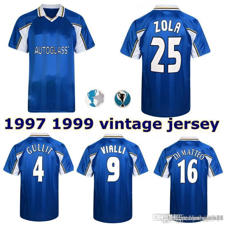 1997 1999 ZOLA Vialli Wise retro soccer jersey 1998 Leboeuf Di Matteo Hughes Desailly Gullit vintage classic football shirt, Black
1997 1999 ZOLA Vialli Wise retro soccer jersey 1998 Leboeuf Di Matteo Hughes Desailly Gullit vintage classic football shirt, Black