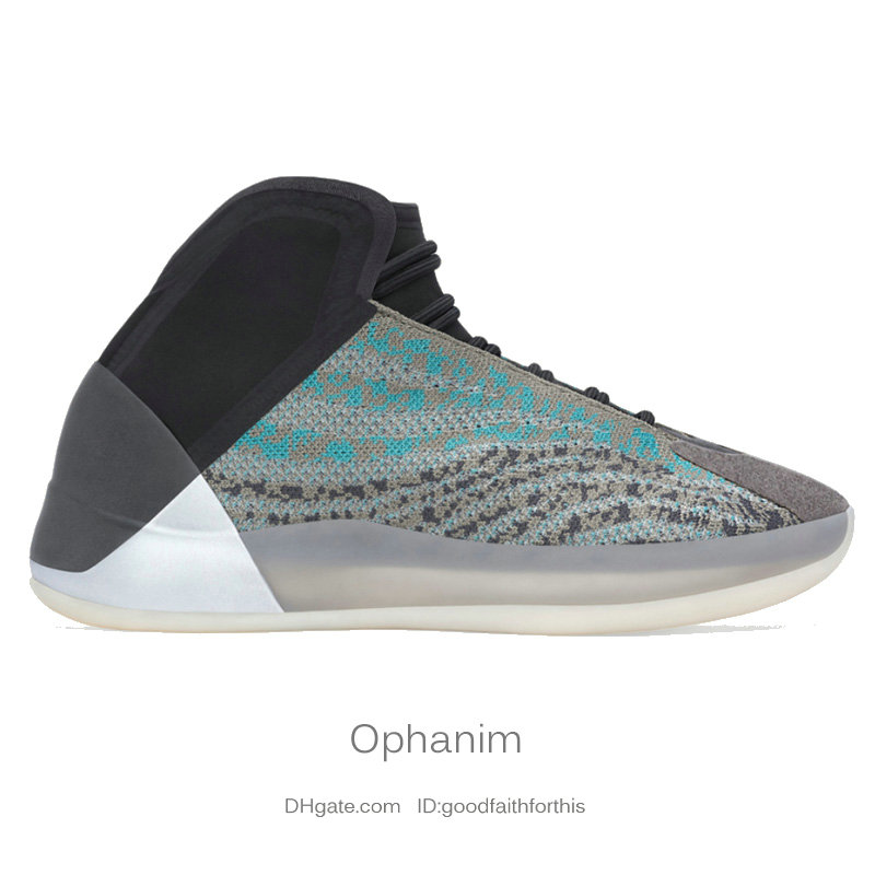 Kanye West QNTM Quantum Teal Blue Barium Ophanim Lifestyle Basketball shoes High for sale With Box Mens Womens Kids sneakers store Wholesale prices size US4-12