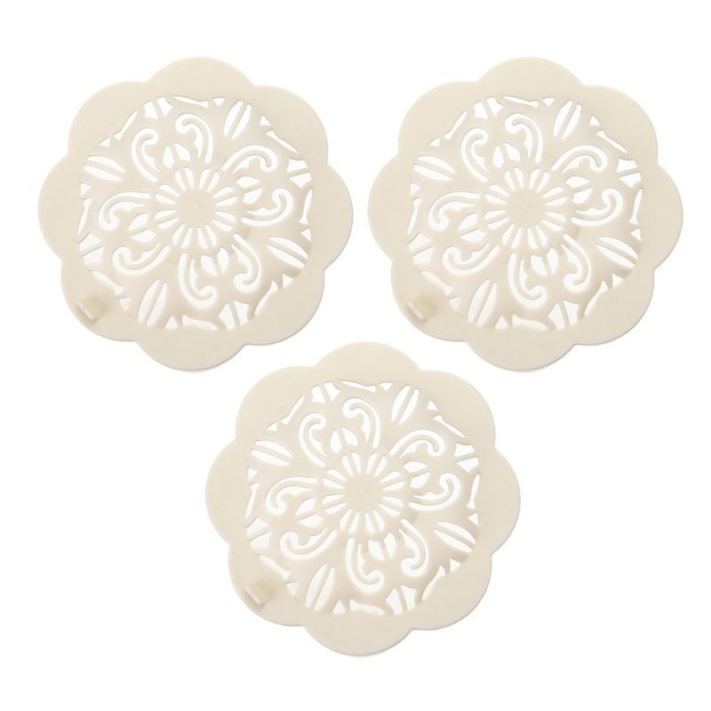 3x Hair Catcher Bath Removal Shower Soap Sink Cover Val Bassin Stopper Filter 40JA