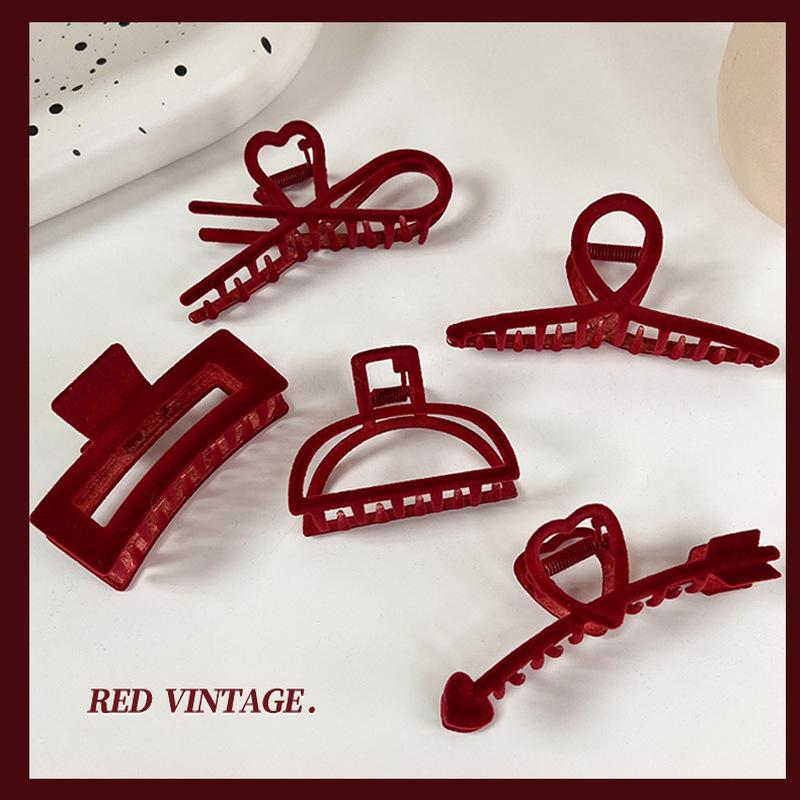 Hair Clips & Barrettes Minar Korean Style Winered Color Plush For Women Multiple Large Metallic Cross Geometric Hairclip Accessories, Golden;silver
Hair Clips & Barrettes Minar Korean Style Winered Color Plush For Women Multiple Large Metallic Cross Geometric Hairclip Accessories, Golden;silver