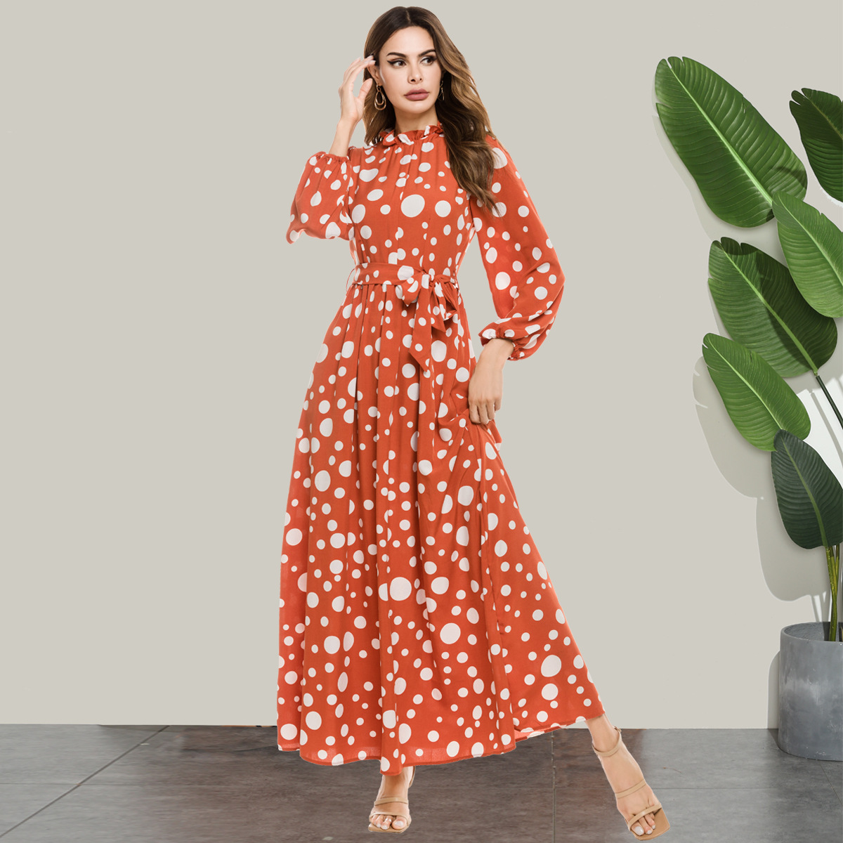 Moroccan Kaftan Muslim Women Dress Long Sleeve Pa-line Abaya Boho Vestidos Eid Ramadan Islamic Clothing Print Plus Size Robe
Moroccan Kaftan Muslim Women Dress Long Sleeve Pa-line Abaya Boho Vestidos Eid Ramadan Islamic Clothing Print Plus Size Robe