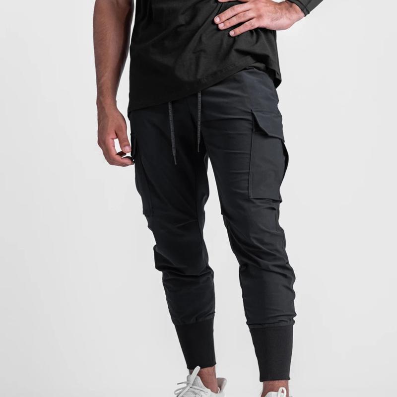 Yoga Outfit Men's Cargo Trousers Work Wear Combat Safety 6 Pocket Full Pants Comfortable
