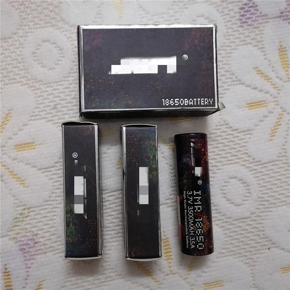 IMR 18650 Battery 3000mAh 40A 3500mAh 35A Capacity 3.7V Drain Rechargeable Lithium Batteries Flat Top Batteries Vapor Cells