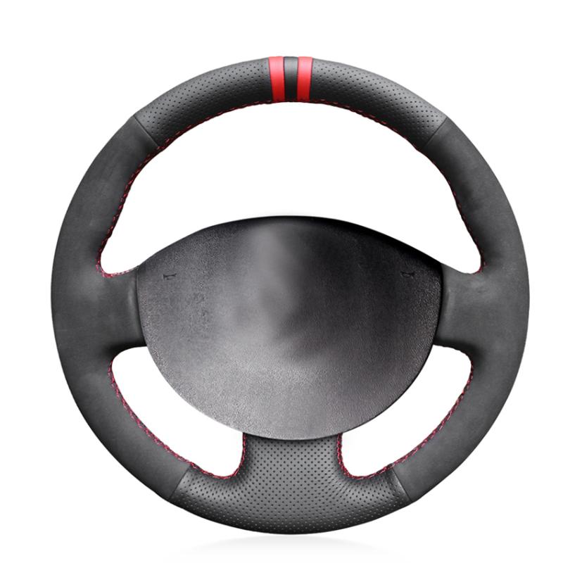 Steering Wheel Covers Black Genuine Leather Suede Car Cover For Megane 2 2002-2009 Kangoo (ZE) 2008- 2013 Scenic 2003-2010
Steering Wheel Covers Black Genuine Leather Suede Car Cover For Megane 2 2002-2009 Kangoo (ZE) 2008- 2013 Scenic 2003-2010