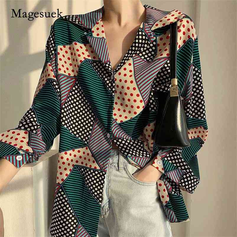 Women Autumn Blouse Ladies Tops Printing Dot Stripe V-neck Chiffon Long Sleeve Button Shirts for 7061 50 210518, Picture
Women Autumn Blouse Ladies Tops Printing Dot Stripe V-neck Chiffon Long Sleeve Button Shirts for 7061 50 210518, Picture