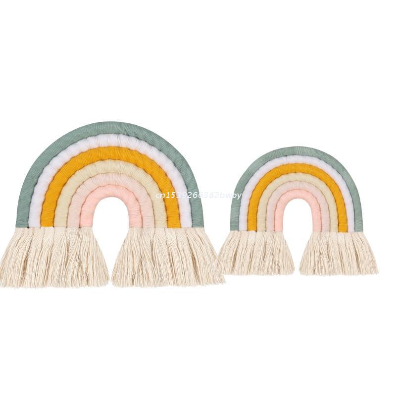 Decorative Objects & Figurines Nordic Kids Nursery Room Decor Handmade Weaving Rainbow Wall Hanging Children Baby Girls Dropship
Decorative Objects & Figurines Nordic Kids Nursery Room Decor Handmade Weaving Rainbow Wall Hanging Children Baby Girls Dropship